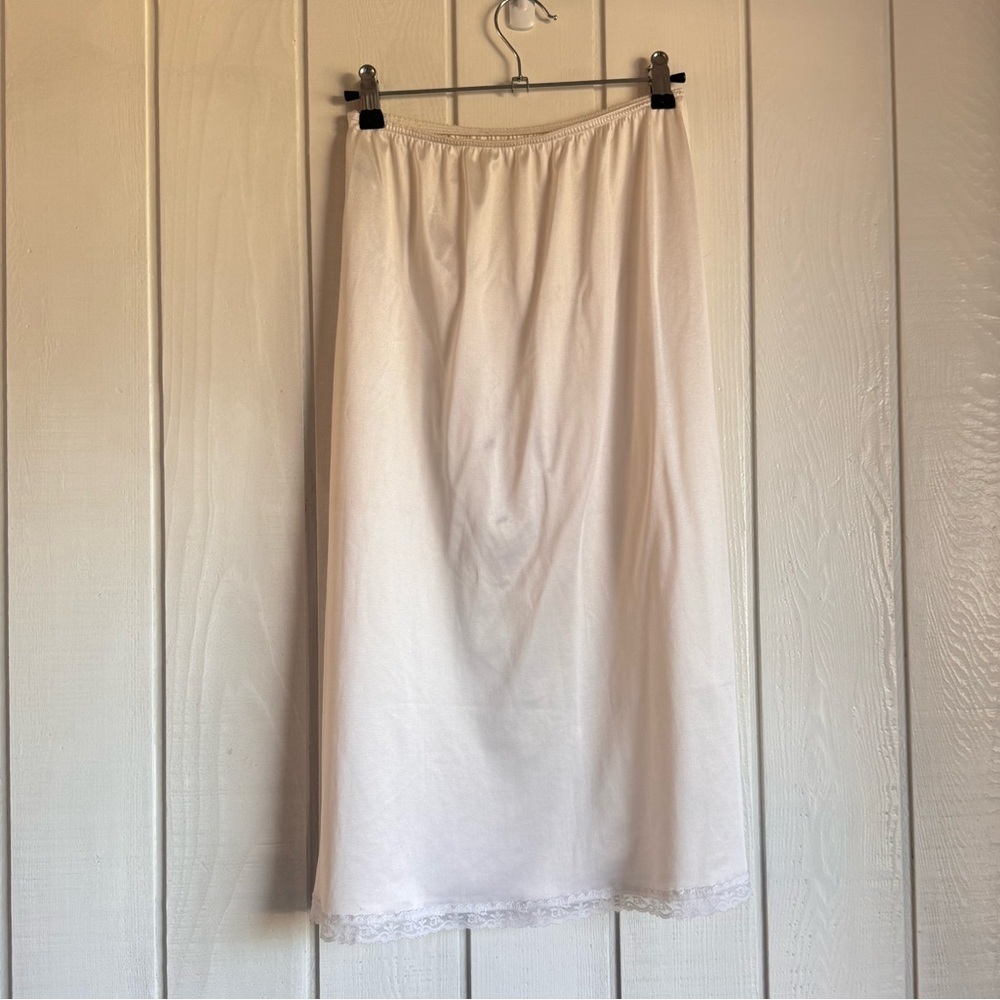 Vintage Warner’s White Midi Skirt
